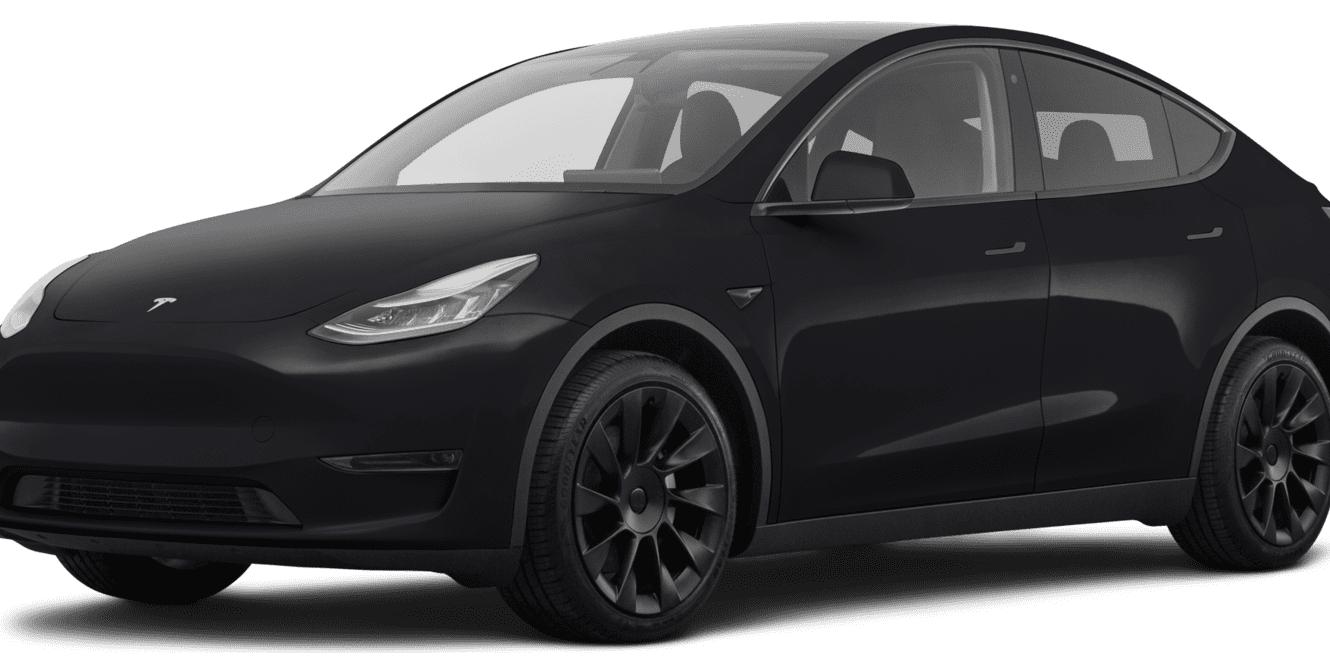 TESLA MODEL Y 2021 5YJYGDEE9MF115553 image